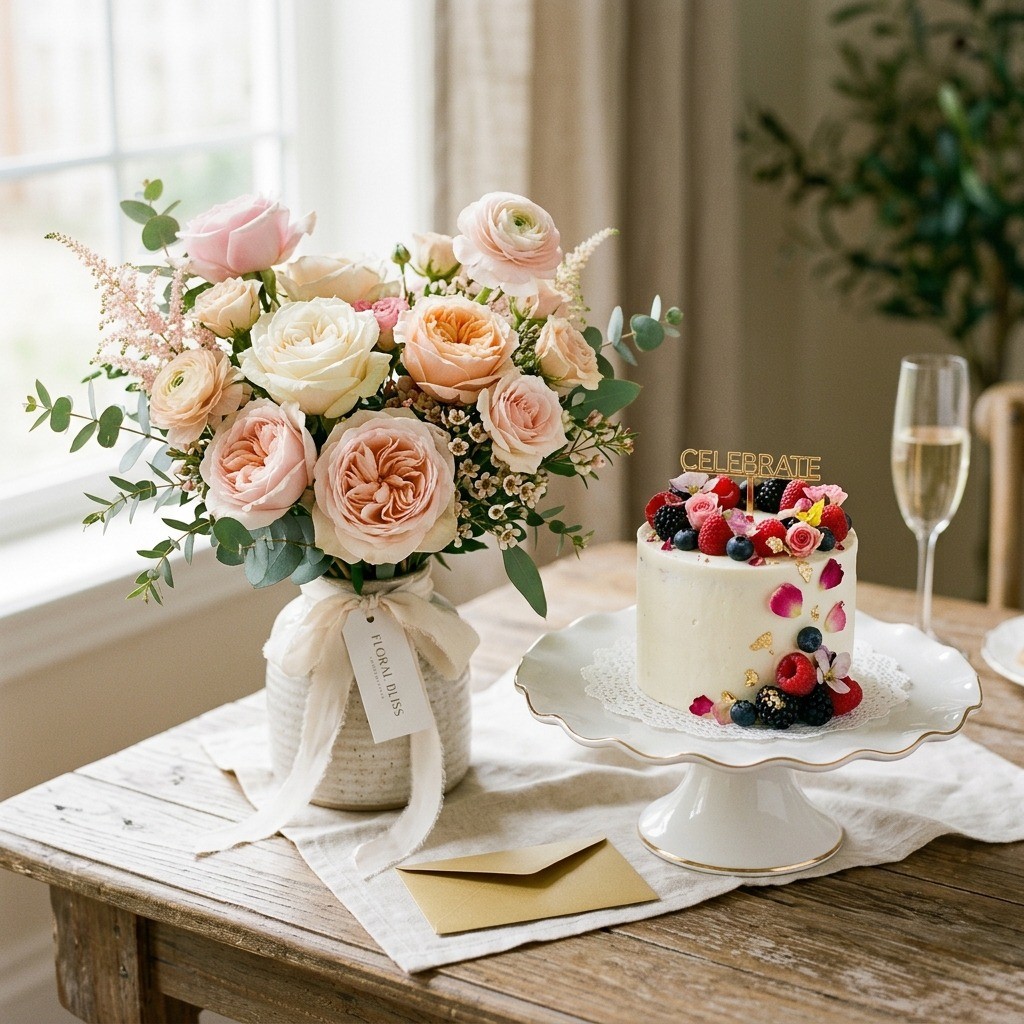 Crimson Roses and handcrafted Belgian chocolate truffles combo